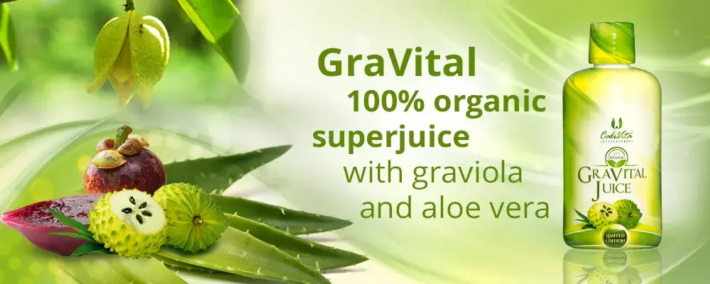 GraVital - 100% Bio-Supersaft mit Graviola und Aloe Vera
