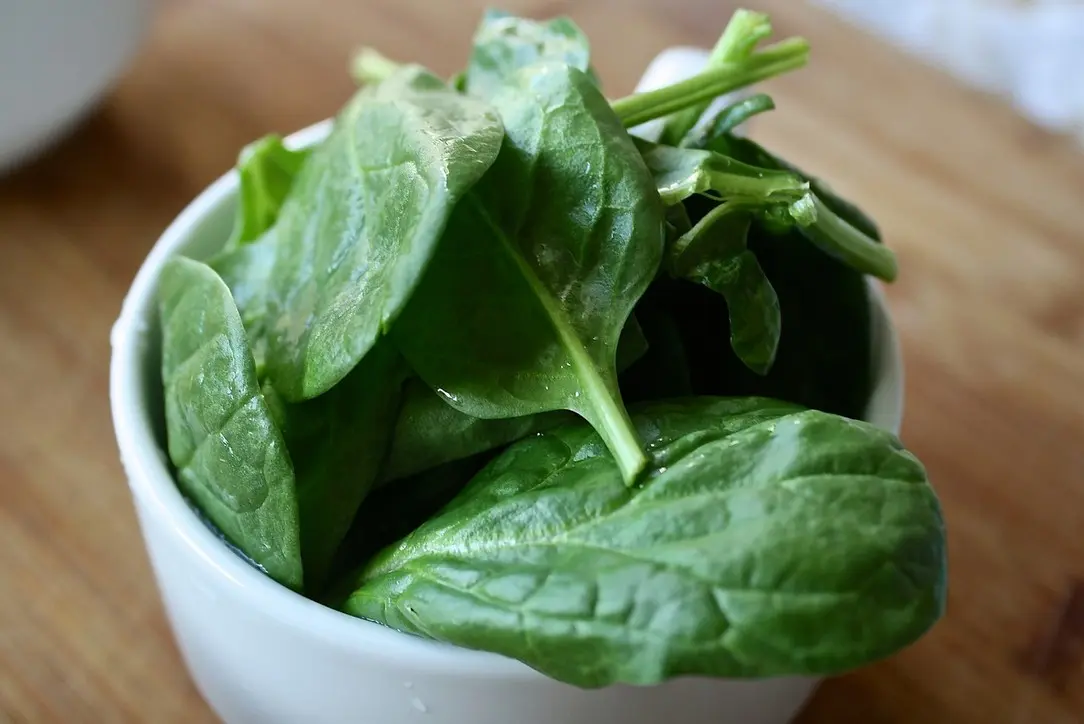 spinach - a source of magnesium