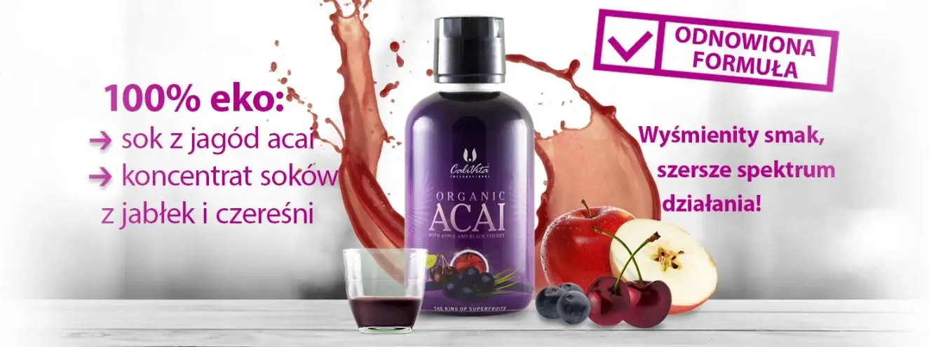 Organic Acai - 100% eko sok z jagód acai